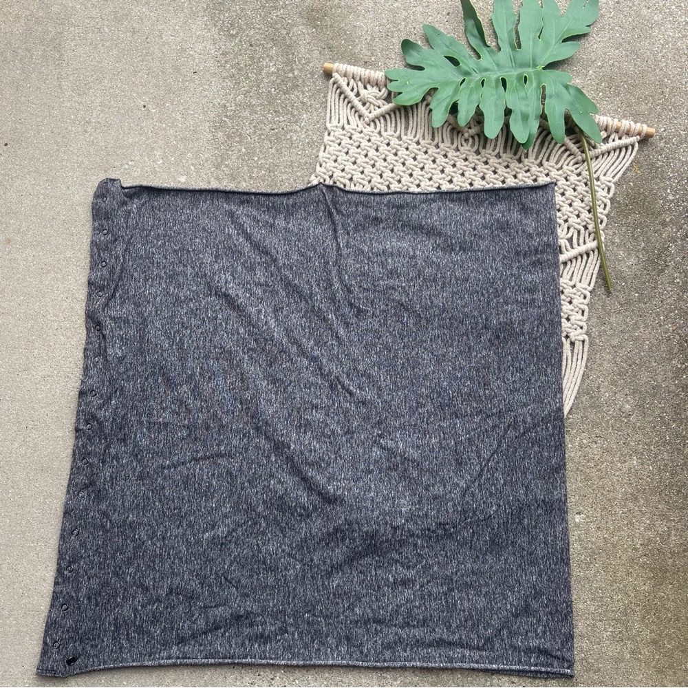 Lululemon Vinyasa Scarf Space Dye Heathered Black Grey Print